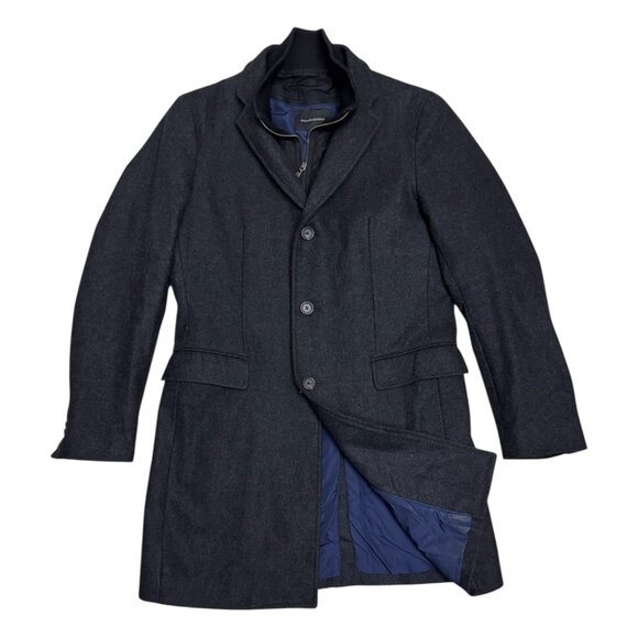 BANANA REPUBLIC Wool Blend Designer Winter Business Casual Pea Coat Women Medium - Picture 1 of 7